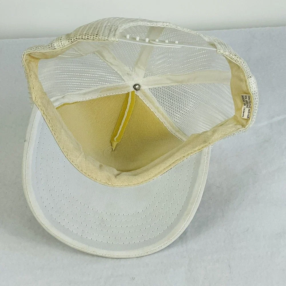 Lambert Produce Idaho Boxer Mesh Foam Lined White Truckers Baseball Hat Cap OSFM